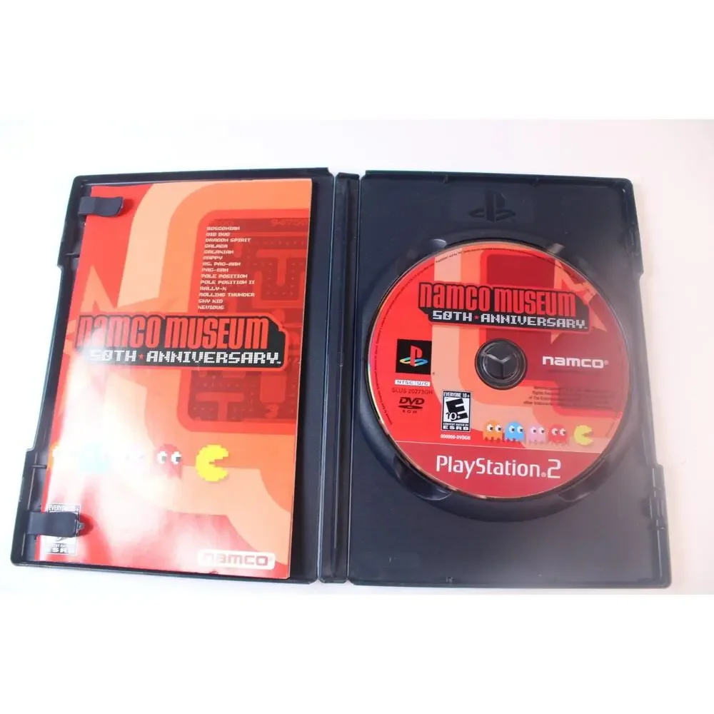 Namco Museum 50th Anniversary (Sony PlayStation 2, 2001, PS2) Authentic Complete